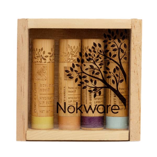 Image of Nokware Skincare Box of 4 Lip Balms