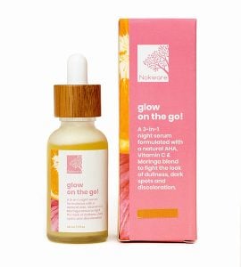 glow on the go vitamin c serum by nokware african skincare