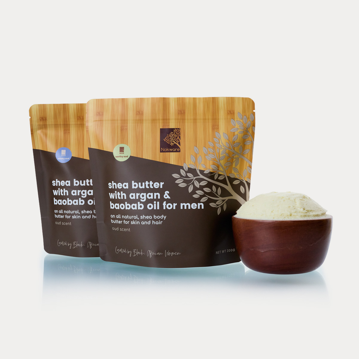 300g Argan & Baobab Oil Shea for Men - Image 2