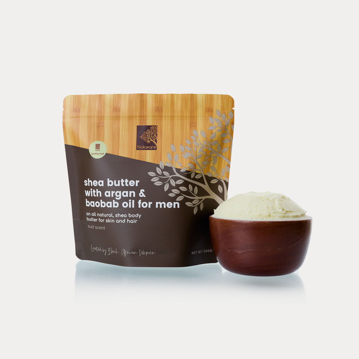 300g Argan & Baobab Oil Shea for Men - Image 4