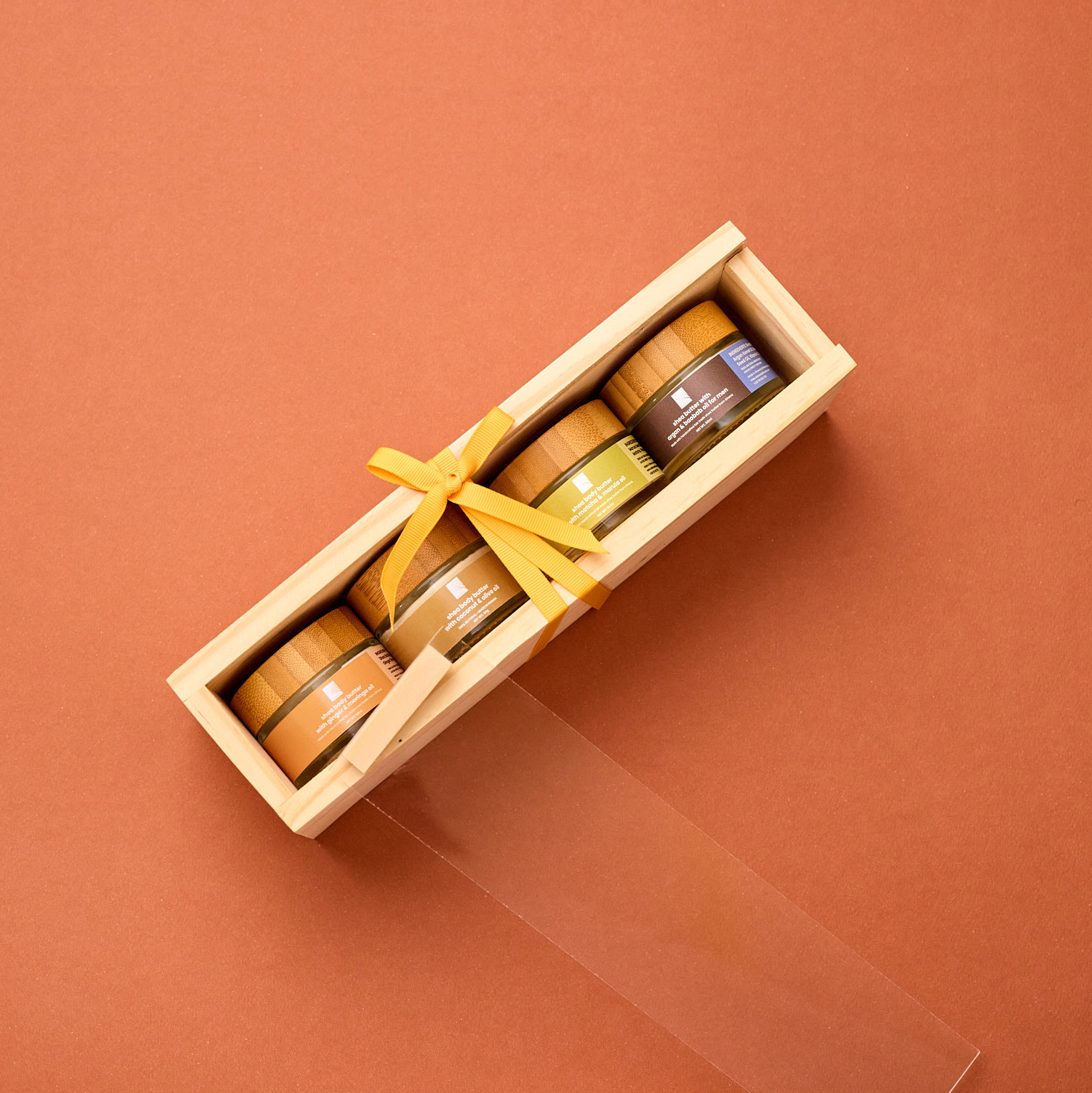 Nokware skincare box of 4 glass sheas